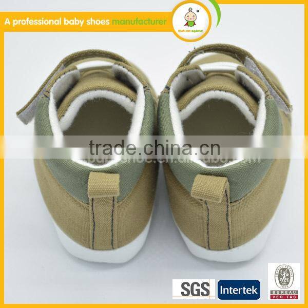 High quality wholesale baby kids children casual sport safety shoes hot sale baby high ankle canvas shoes