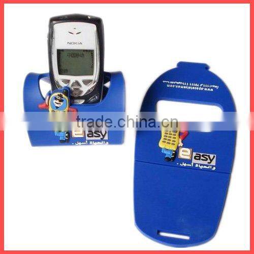 OEM soft pvc 3d mobile phone holders