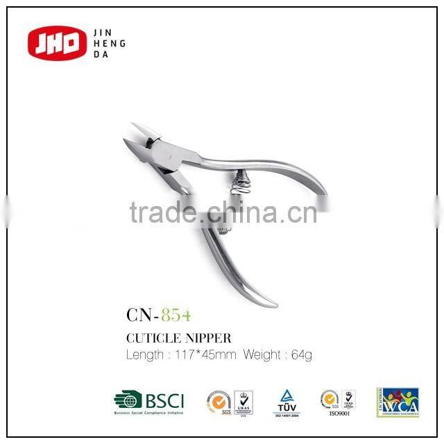 Forged steel nipper with wire spring,curve tip,full jar