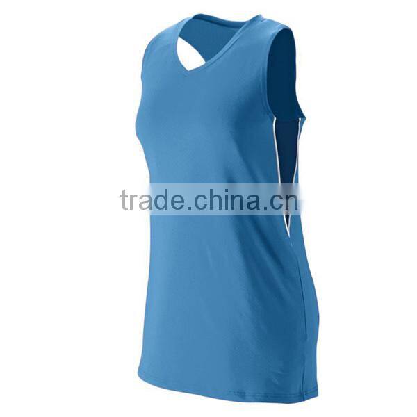 hot sale women sleeveless acid green beach volleyball jerseys