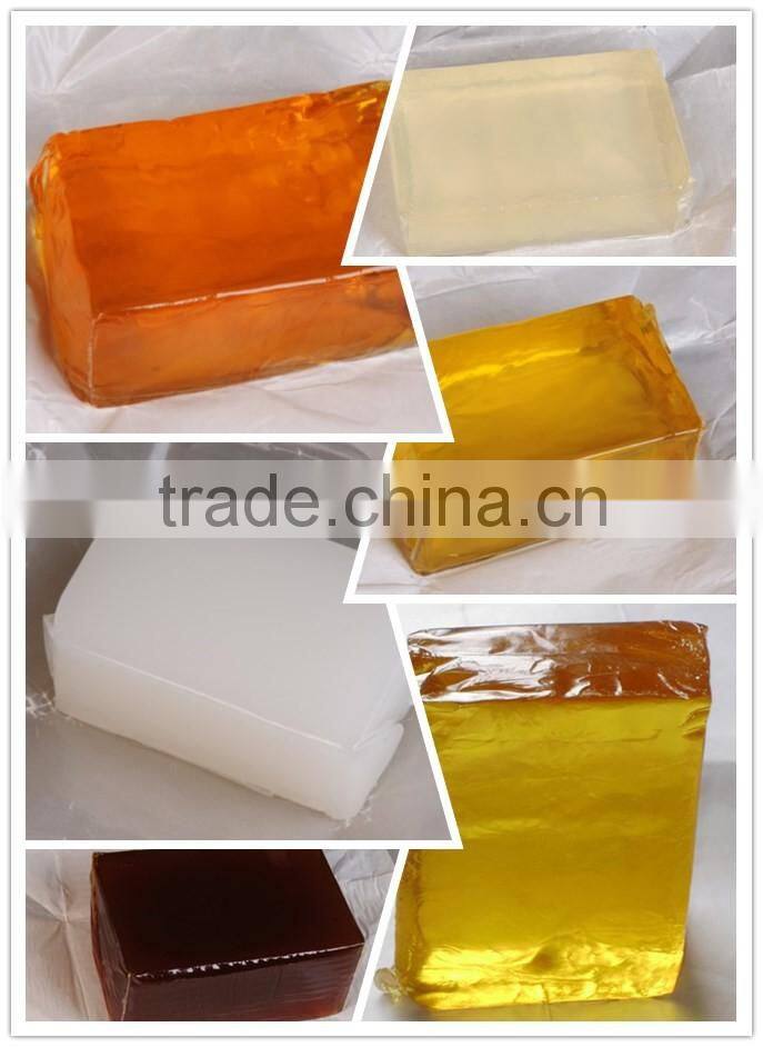 Clear yellow oil resistant pressure sensitive adhesive,glue block(PSA)
