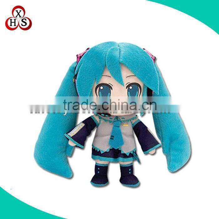 Cute Japanese girl hatsune miku / michael jackson plush doll