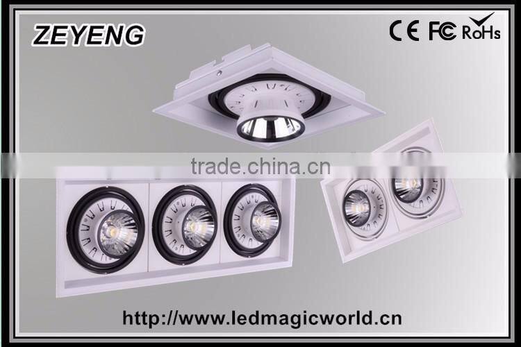 Modern kitchen design square led cob ceiling down light / 20w cob led downlight / Led downlight kits uk