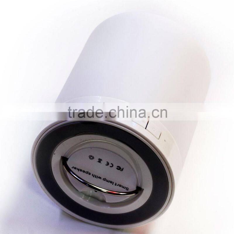 Free Sample Colorful LED Touch Light Bluetooth Speaker Smart Music Lamp