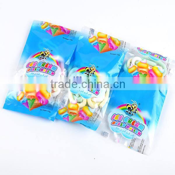 bulk Vanilla flavoured column shape halal marshmallow