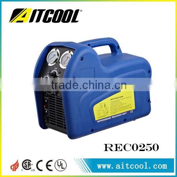 High performance portable single cylinder refrigerant recovery machine RECO250
