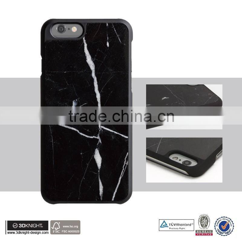 Protective Black Marble Hard Case Cover for Apple iPhone