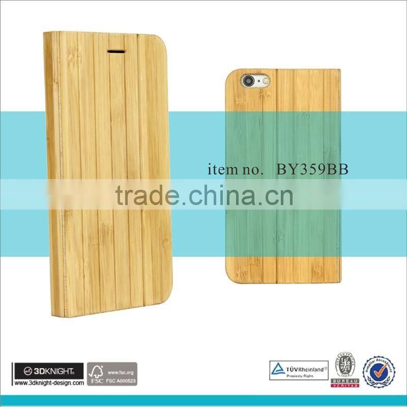 2016 New Luxury Rosewood Wallet Flip Phone Case Cover Wooden for Iphone6