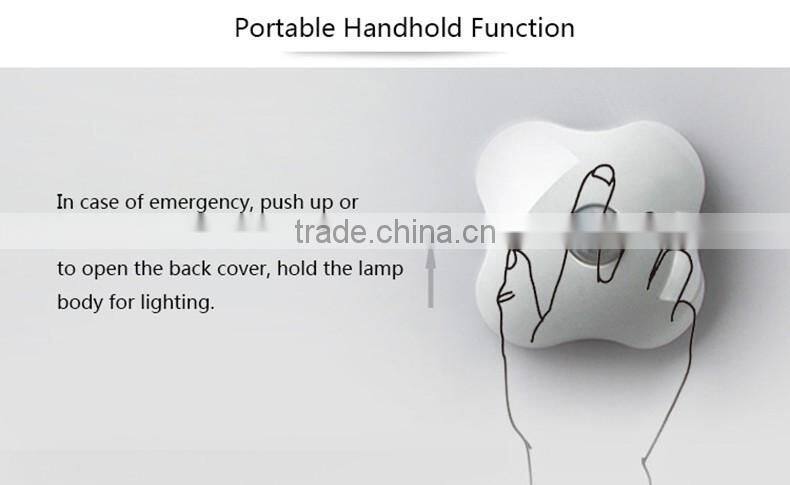 Amazon Hot selling Clover style White LED Lighting Sconce Wall Lamps with garmar mothion sensor home decorative Outdoor lighting