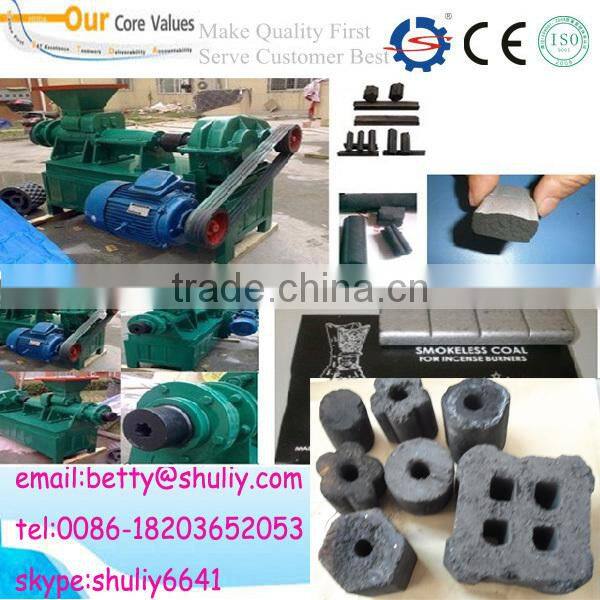 coal dust charcoal briquette extruder machine