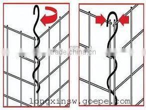 1mX1mX0.5m Galfan galvanized Zn gabion stone cage welded flexible Zoo gabion basket