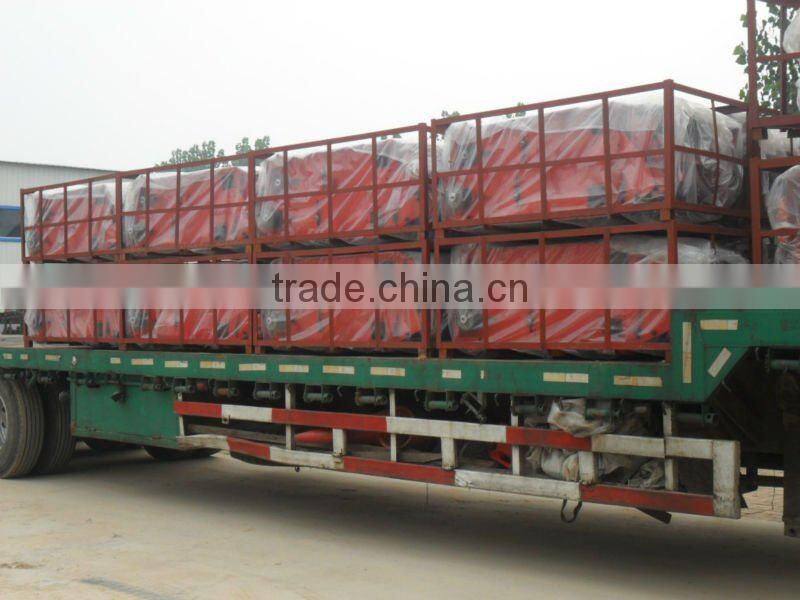 mini potato harvest matched with tractor
