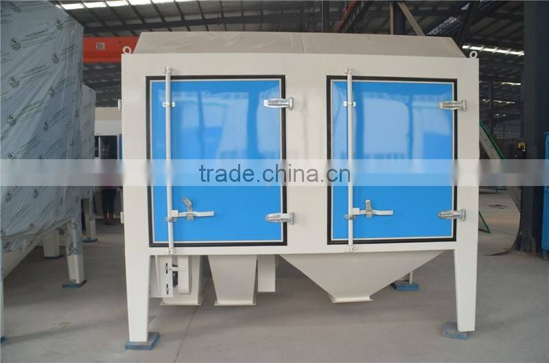 Drum type pre cleaner for corn grain maize bean