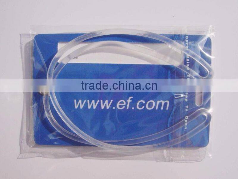 Personalized multi-color PVC Custom luggage tag