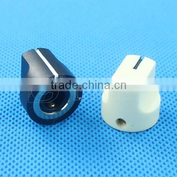 small white/black line plastic knobs potentiometer