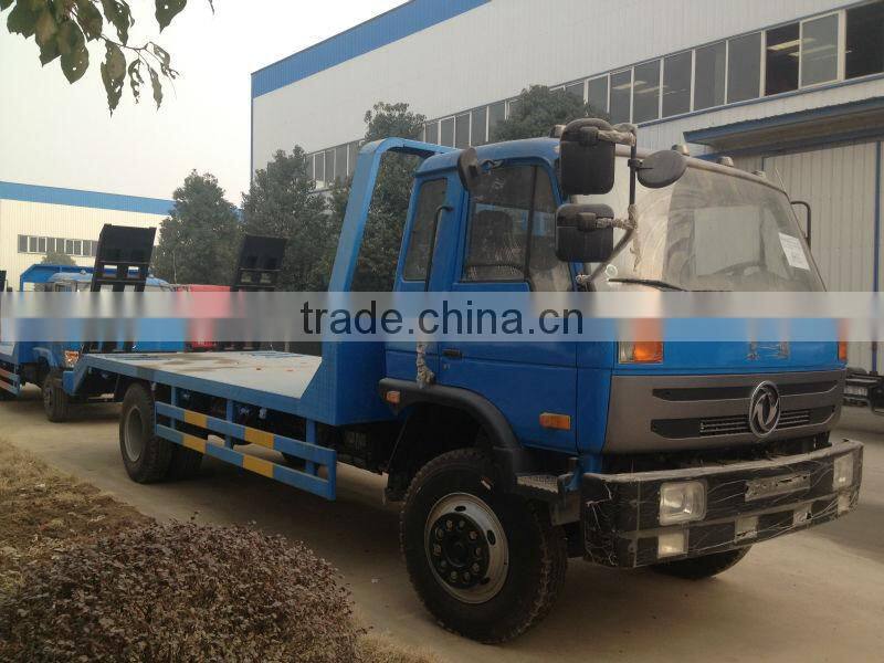 4*2 low bed truck,forklift truck loading truck,flat bed pickup