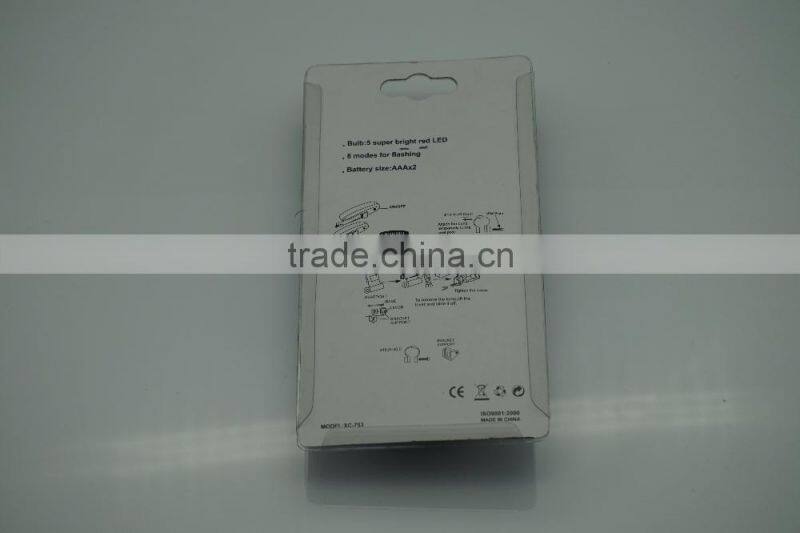 New design of Led Flashing Bicycle Tail Light,5 red LED work light