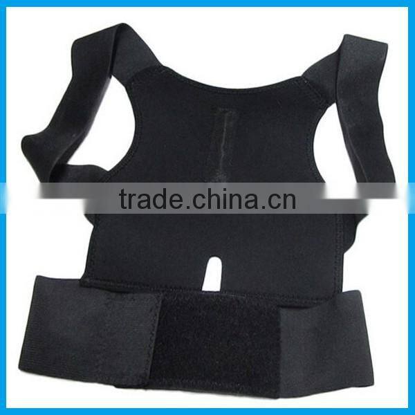 Professional adjustable posture magnetic back straightening support belt