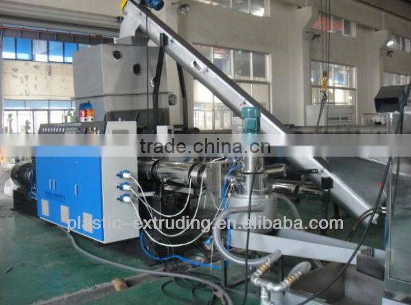 PE film agglomerator granulating line/PE/PP film agglomerator granulating machine