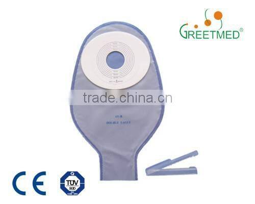 one piece medical drainable ostomy bag