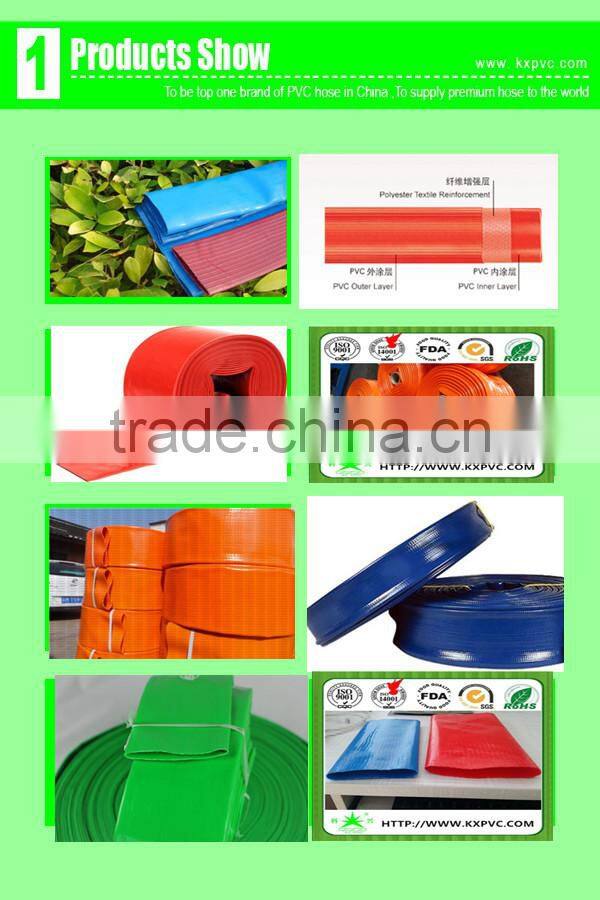 High strength flexible plastic pipe for irrigation