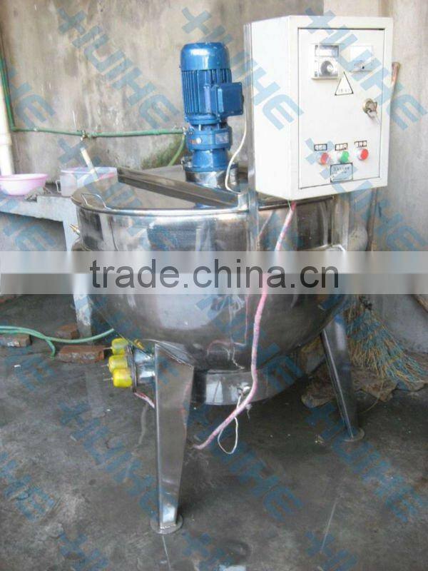 Beef cooking pot / vertical jacketed kettle with mixer