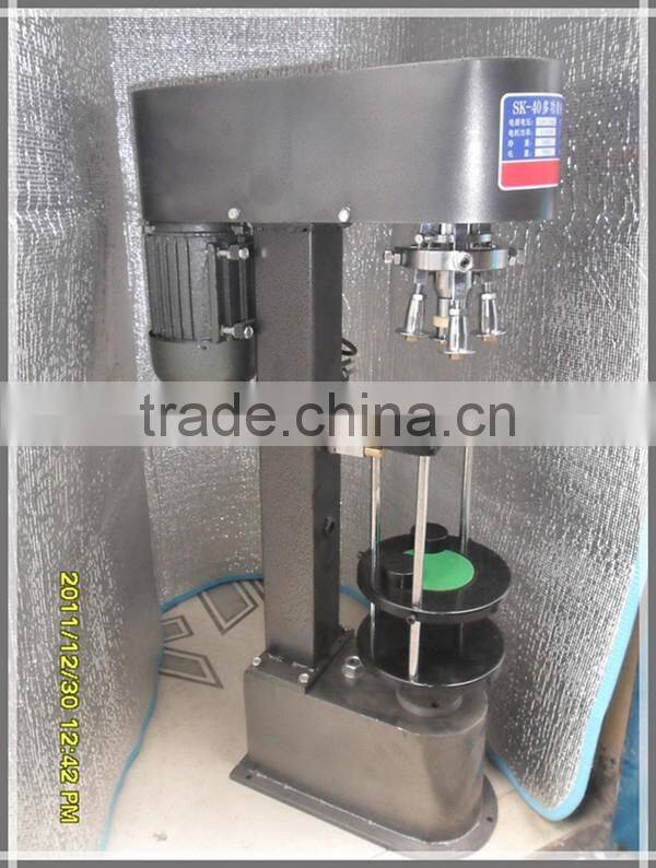 Semi-Automatic Plastic Screw Lid Capping Machine Capper