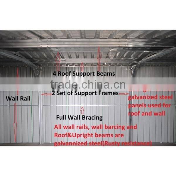 models shed easy assemble snow shelter canopy garage