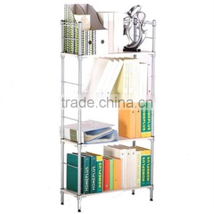 customized stretch 2tiers metal floding book shelf