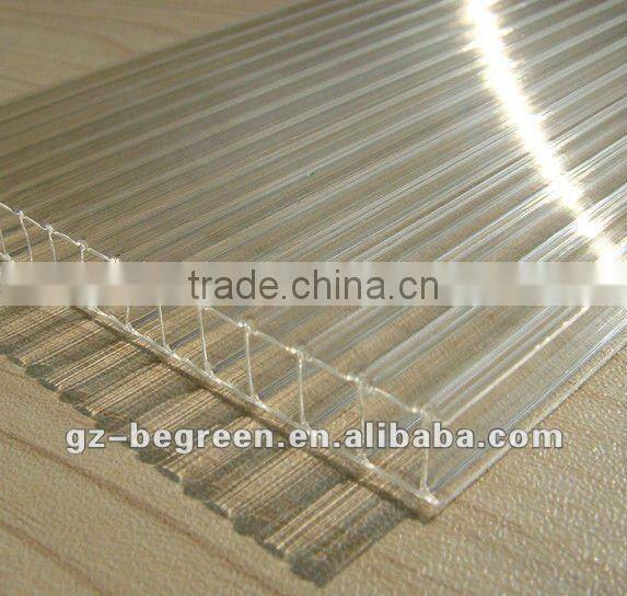 Polycarbonate hollow sheet for swinning pool greenhouse gymnasium in China