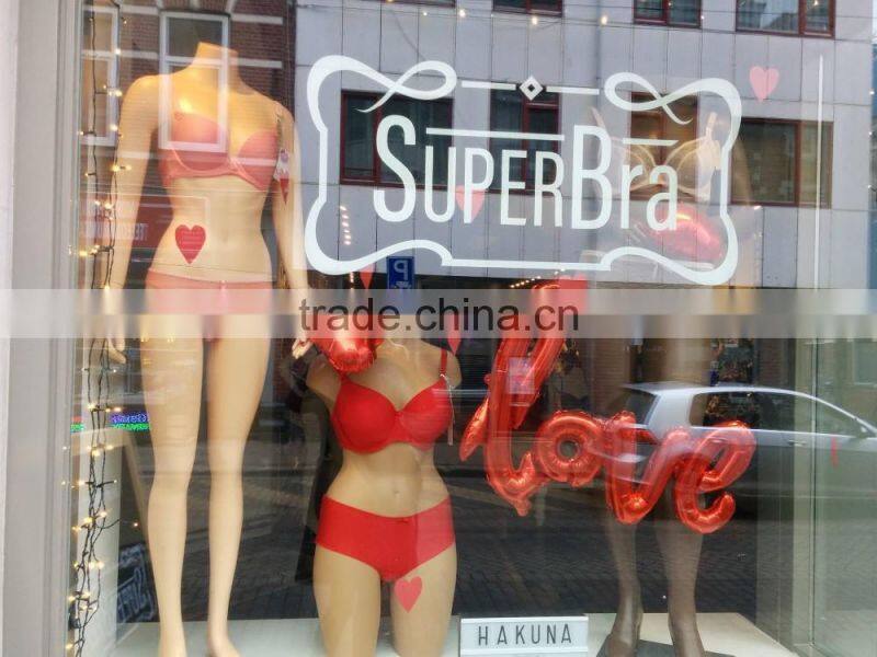 Fashion headless female lingerie window mannequins display