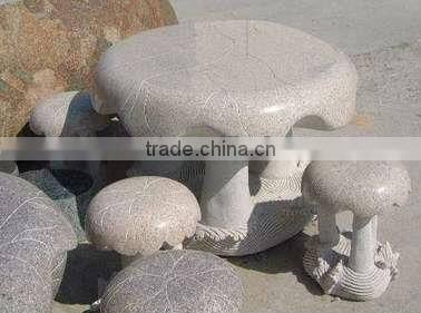 Outdoor Garden Stone Tables and Chairs