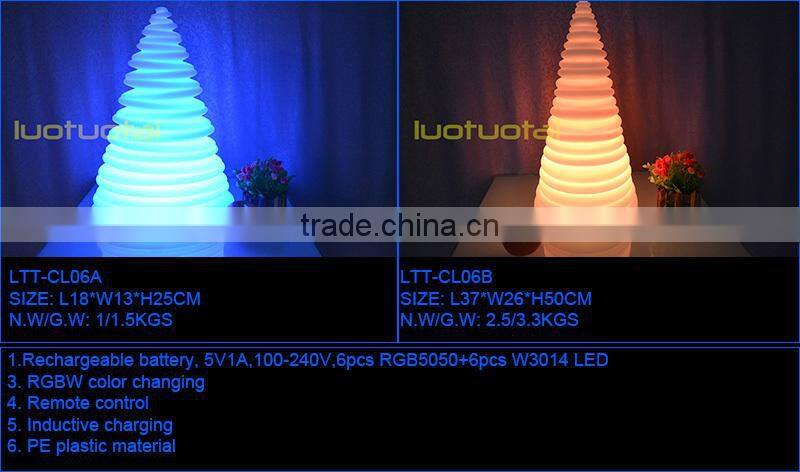 mood ball light/remote control RGBW color change wireless led ball