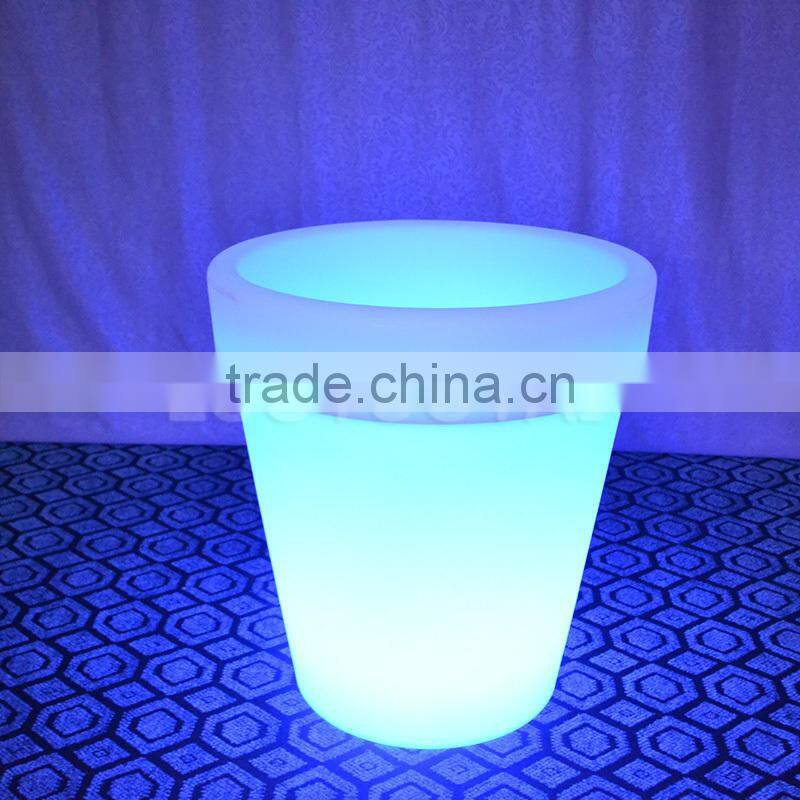 LED furniture led illuminated plastic flower pot led flower pot LTT-CF13