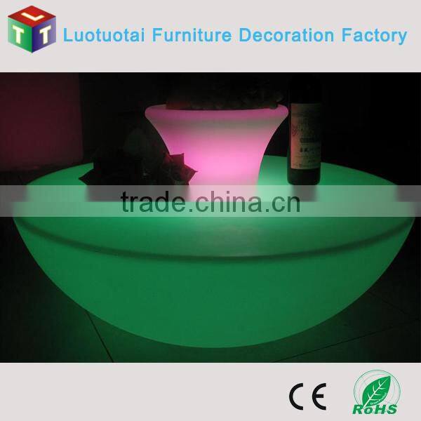 RGB Decorative color change led furniture /bar table with multicolor change