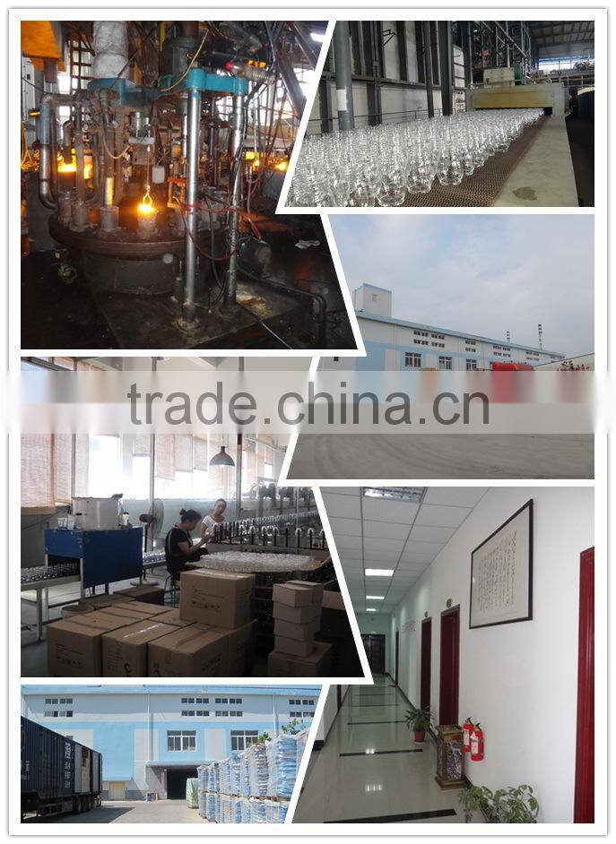 New arrived drinking glass with heat transfer decal,printed glass