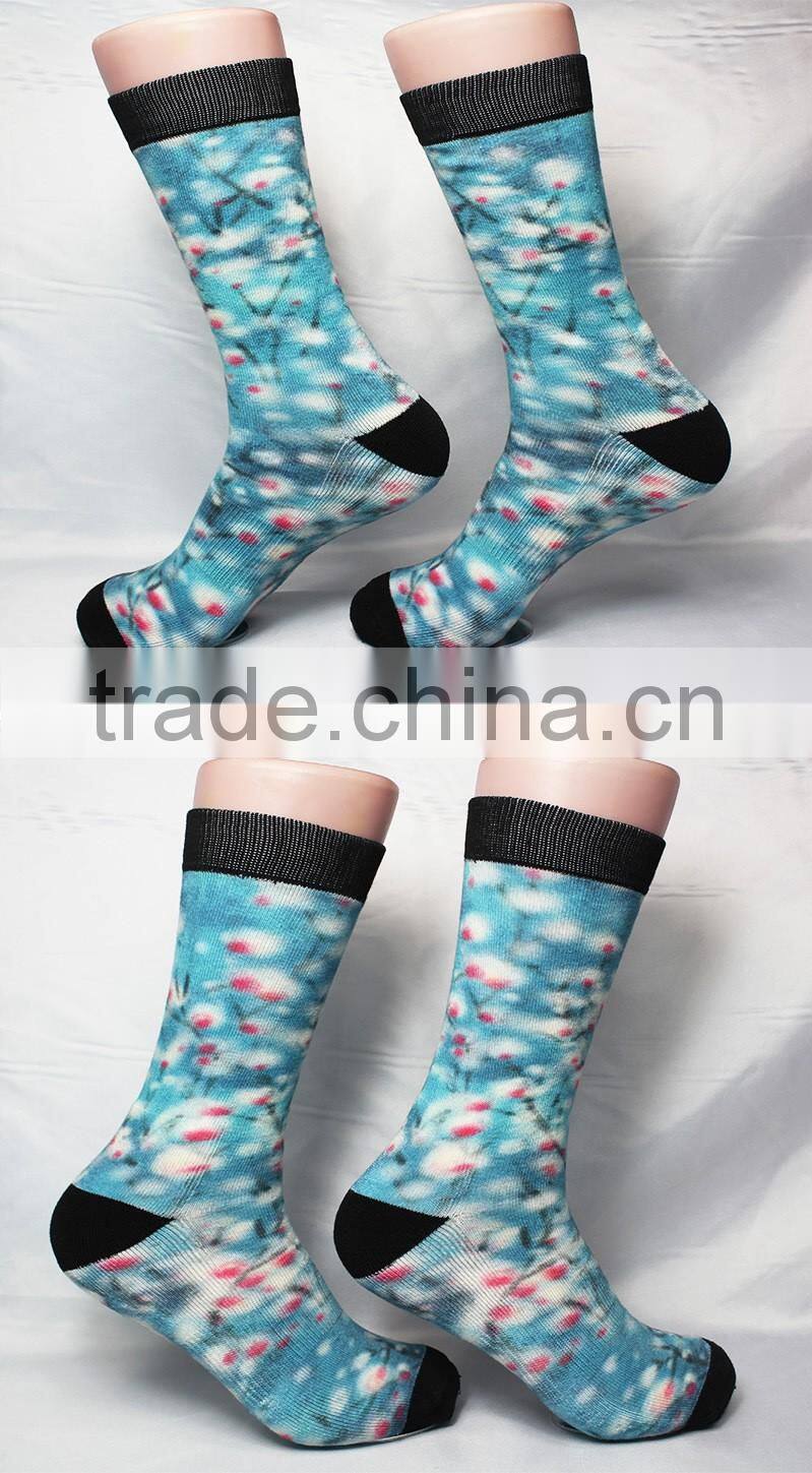 3D sublimation printing sock/adult 3d slipper socks
