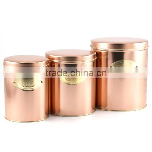 Kitche canisters, Rose gold color copper canisters, elegant copper canisters, copper jars,decorative canisters for kitchen