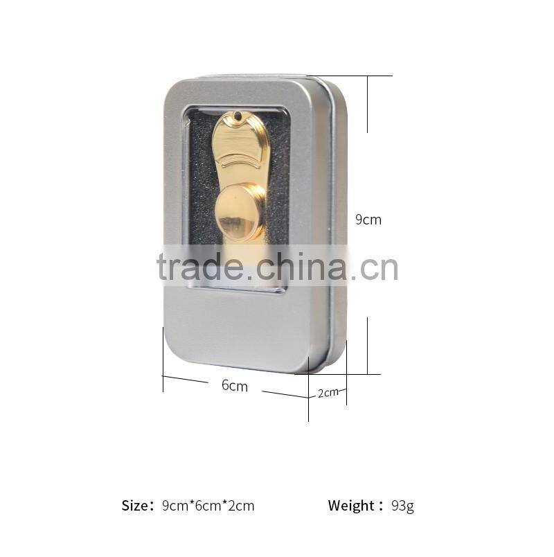 2017 Cheap Easy to play Metal spinner fidget brass desk toys fidget spinner