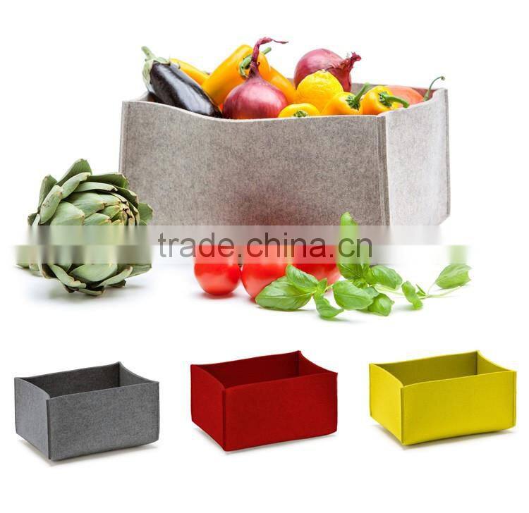 Customized felt Handbag Use Felt Material storage bag For kitchen