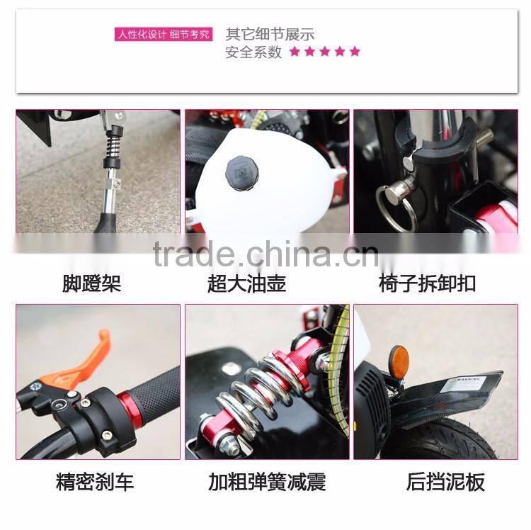 Mini Foldable Motorcycle With Gasline/Petrol, Portable Oil-fired Scooter