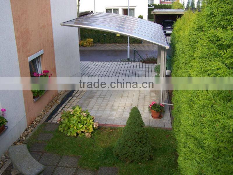 2017 Trade Assurance Hot Sale poly carbonate roof metal roof carport