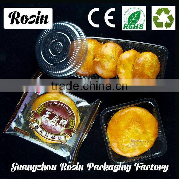 Disposable plastic food packing box