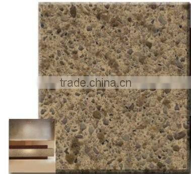 No-radiation Quartz Stone For Kitchen Top Design /Grey Quartz Composite Stone Slab