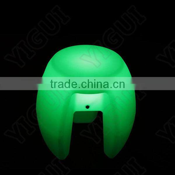 made in China bar stool Colorful plastic rechargeable led kitchen bar chair