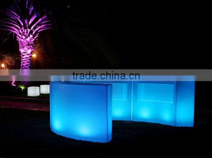 Commercial Furniture General Use and Bar Furniture Type illuminated led bar counter