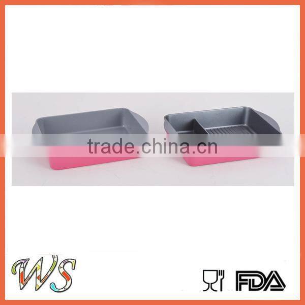 pink waffle pan for baby