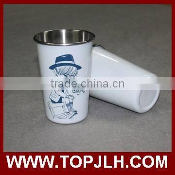 500ml shot cone cup stainless steel coffee mug