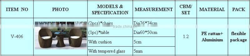 factory sale SGS tested all weather outdoor furniture set