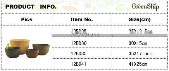 Decorative Garden Terracotta Pot From Greenship/ 20 years lifetime/ lightweight/ UV protection/ eco-friendly